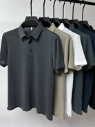 Polo T-Shirt - Shirt Sleeve - Button-Up - Polo Shirts - Men's Shirts-Chaps of London-Chaps of London