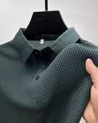 Polo T-Shirt - Shirt Sleeve - Button-Up - Polo Shirts - Men's Shirts-Chaps of London-Dark Green-S-Chaps of London