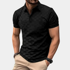 Polo T-Shirt - Short Sleeve - Collared - Polo Shirts - Men's Clothing-Chaps of London-Black-S-Chaps of London
