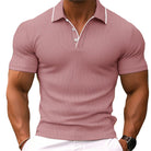 Polo T-Shirt | Short Sleeve | Slim Fit | Polo Shirts | Men's T-Shirts-Chaps of London-Pink-S-Chaps of London