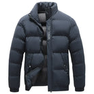 Puffer Jacket | Padded | Warm | Down Jacket | Men's Winter Jacket -Winterjas heren-Chaps of London-Navy Blue-S-Chaps of London