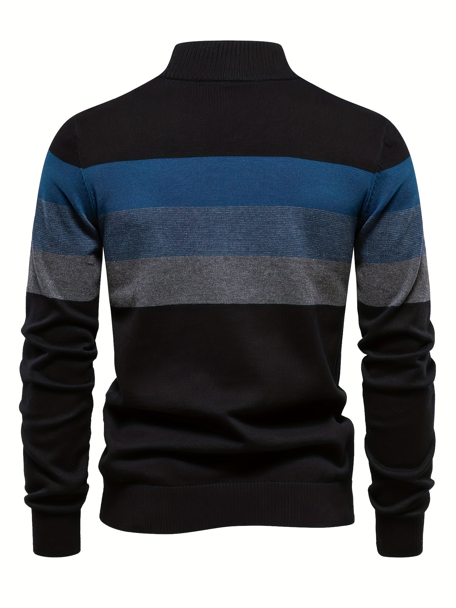 Quarter Zip Jumper - Men's Half Zip Knitted Pullover Sweater-Quarter Zip Sweater-Chaps of London-Chaps of London