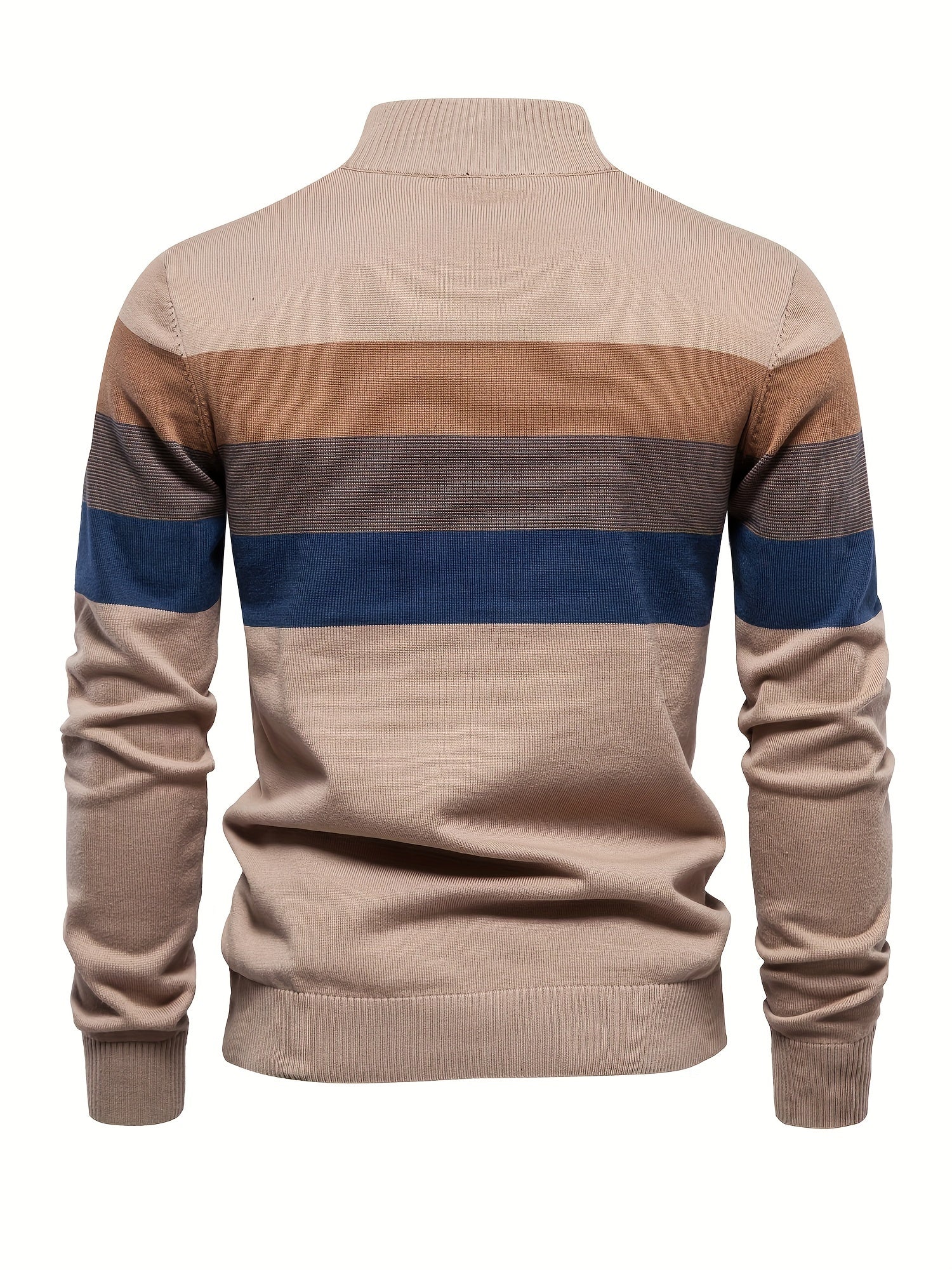 Quarter Zip Jumper - Men's Half Zip Knitted Pullover Sweater-Quarter Zip Sweater-Chaps of London-Chaps of London