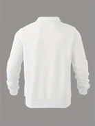 Quarter Zip Sweatshirt | Collared | Regular zip | Mens Half Zip Pullover | Men's Clothing-Men's Quarter-zip Sweatshirt-Chaps of London-Chaps of London