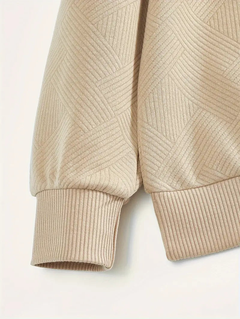 Quarter Zip Sweatshirt | Collared | Regular zip | Mens Half Zip Pullover | Men's Clothing-Men's Quarter-zip Sweatshirt-Chaps of London-Chaps of London