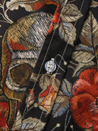 Short Sleeve Shirt - Skull Print - Collared - Button-Up Shirt - Men's Clothing-Men's short sleeve top-Chaps of London-Chaps of London