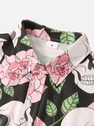 Short Sleeve Shirt - Skull Print - Collared - Button-Up Shirt - Men's Clothing-Men's short sleeve top-Chaps of London-Chaps of London