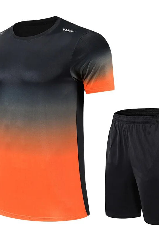 Shorts and T-Shirt Set - Quick Dry - Workout - Activewear Set - Men's Sportswear-Outfit Set-Chaps of London-Chaps of London