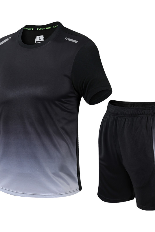 Shorts and T-Shirt Set - Quick Dry - Workout - Activewear Set - Men's Sportswear-Outfit Set-Chaps of London-Chaps of London