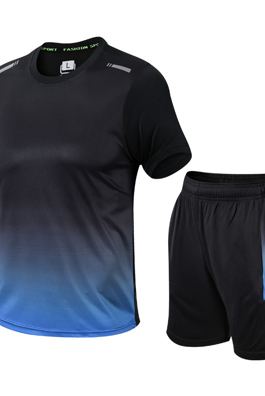 Shorts and T-Shirt Set - Quick Dry - Workout - Activewear Set - Men's Sportswear-Outfit Set-Chaps of London-Chaps of London