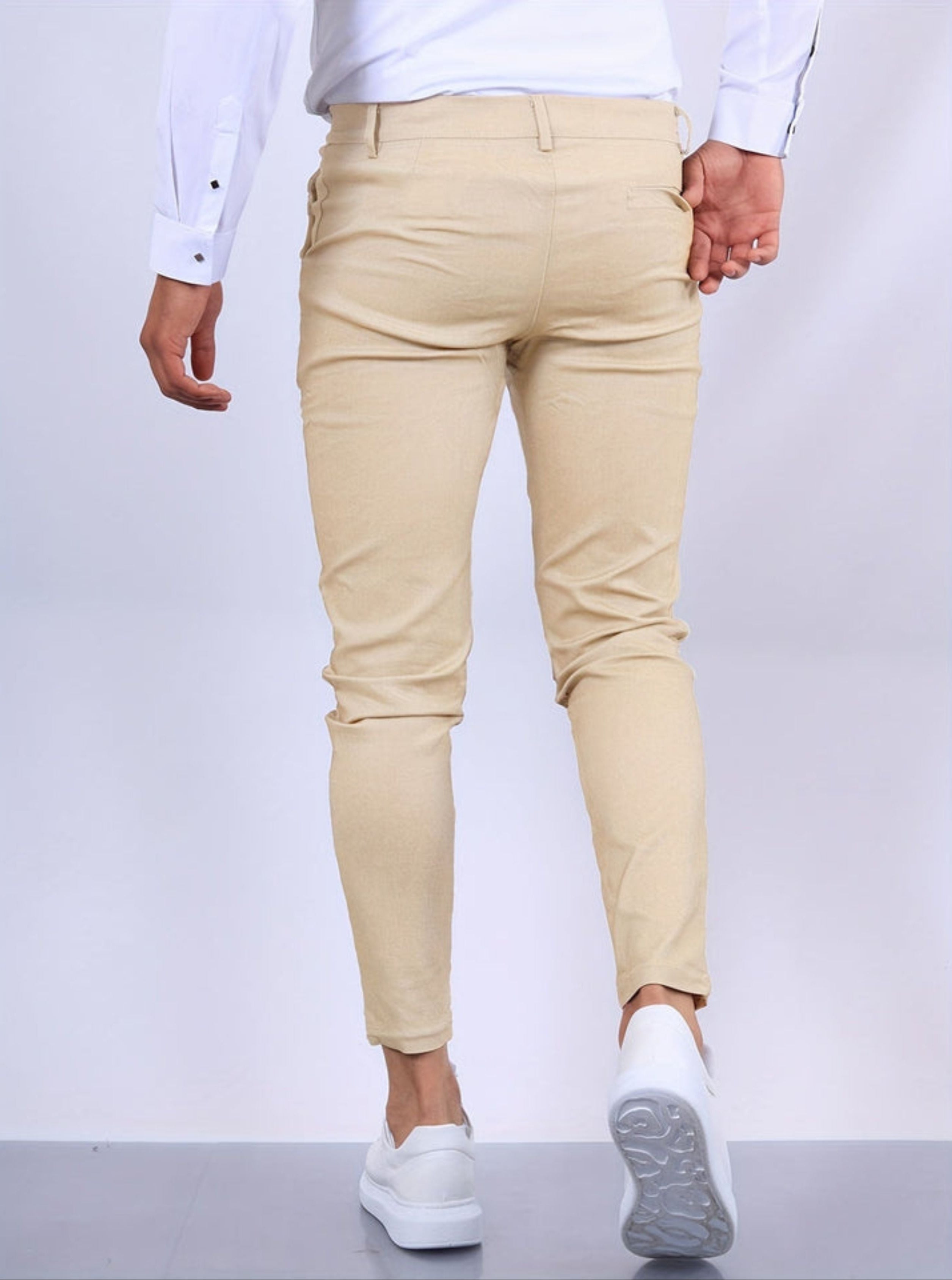 Skinny Chinos - Men's Casual Stretch Slim Fit Chino Pants-Skinny chino pants-Chaps of London-Chaps of London