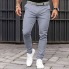 Skinny Chinos | Stretch | Slim Fit | Chino Pants | Men's Trousers-Trousers-Chaps of London-Light Gray-S-Chaps of London