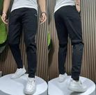 Stretch Pants | Comfortable | Leisure | Slim Fit Joggers | Men's Pants-Chaps of London-Black-29-Chaps of London