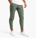 Stretch Pants - Men's Casual Elastic Waist Skinny Pants-Chinos-Chaps of London-Army Green-S-Chaps of London
