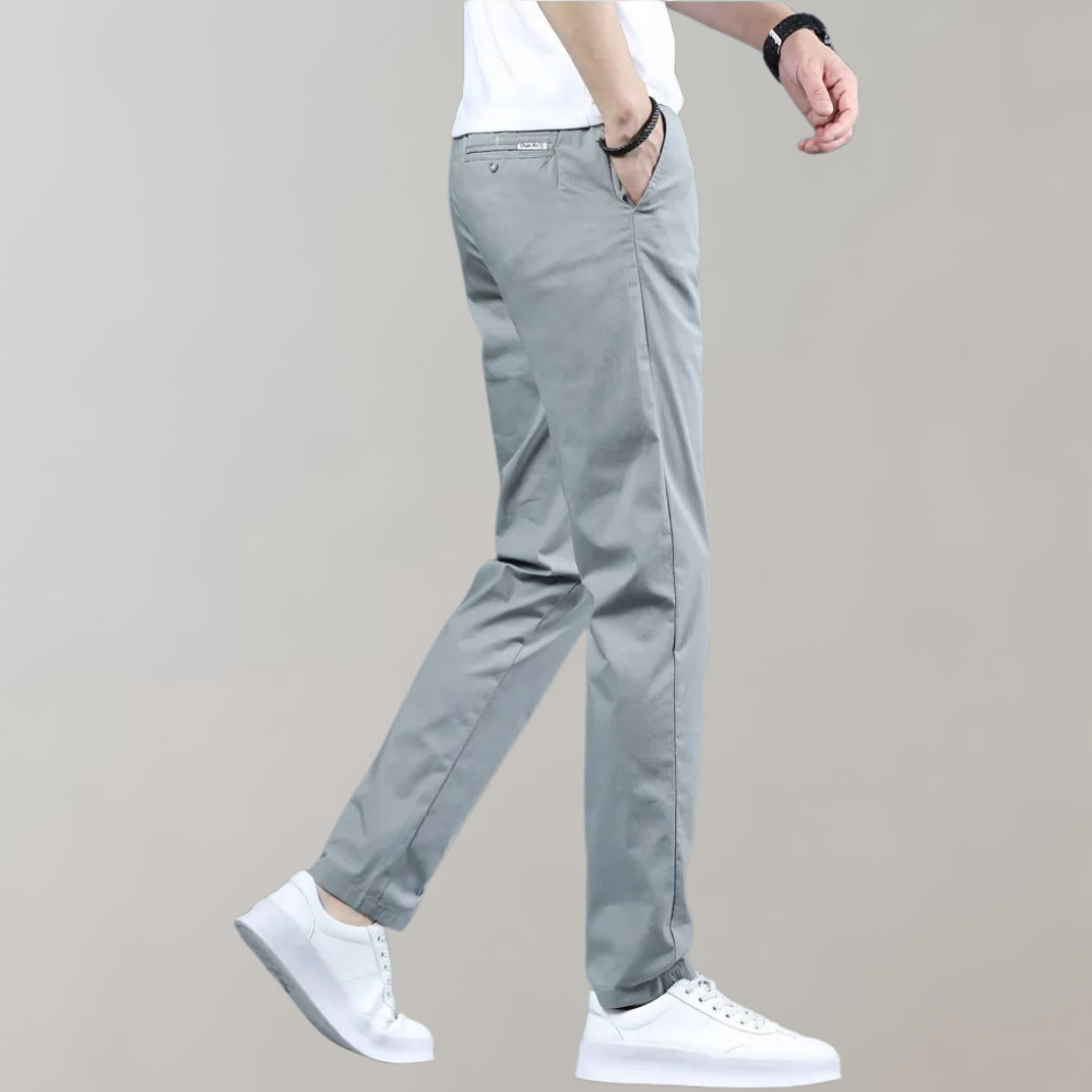 Stretch Pants | Skinny | Elastic Waist | Chino Pants | Men's Pants-Fashion Men Pants Chinos All-year-Chaps of London-Chaps of London