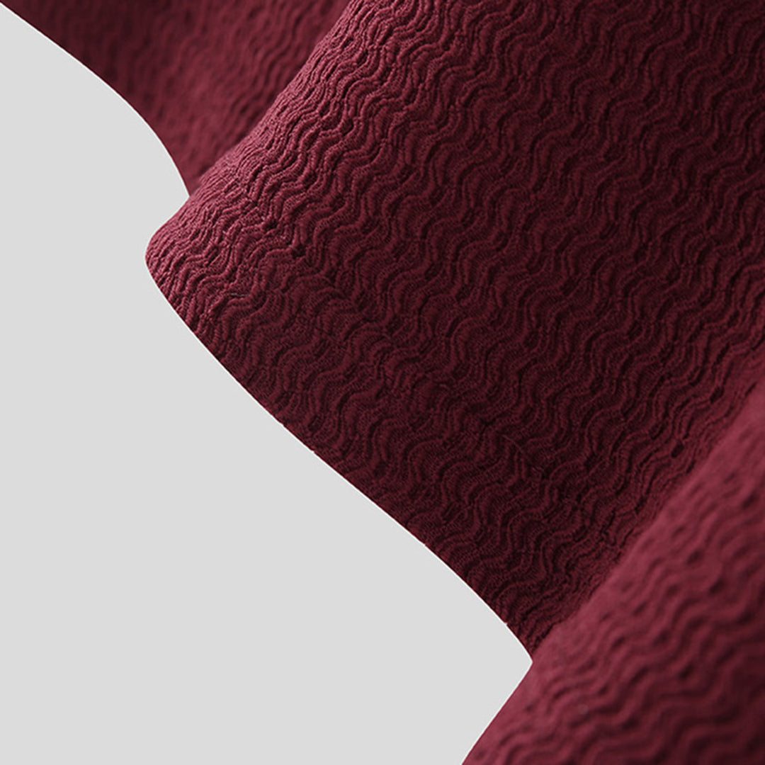 Sweater Tshirt - Men's Short Sleeve Turtleneck Knitted High Neck T-Shirt-Chaps of London-Chaps of London