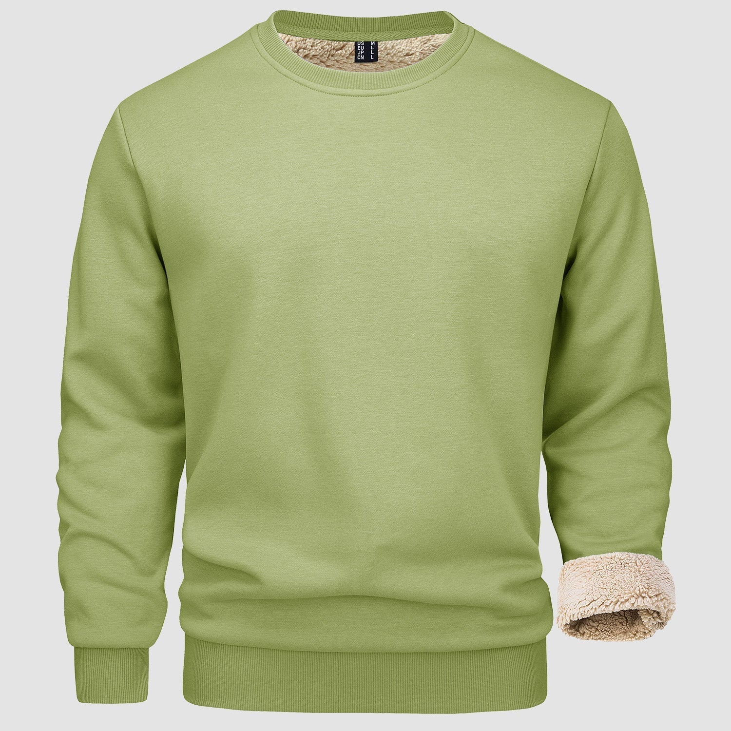 Sweatshirt - Warm - Crew Neck - Winter Pullover - Fleece Lined Sweatshirts for Men-Sweater-Chaps Herrenmode-Chaps of London