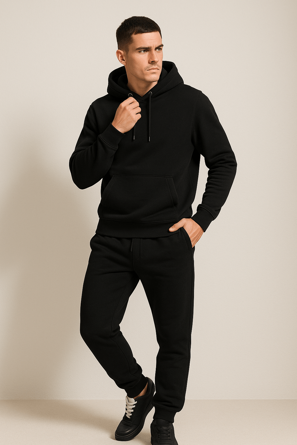 Sweatsuit - Comfy - Two-Piece - Hoodie Jogger Set - Men's Jogging Suit Sets-Chaps of London-Chaps of London