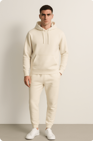 Sweatsuit - Comfy - Two-Piece - Hoodie Jogger Set - Men's Jogging Suit Sets-Chaps of London-Chaps of London