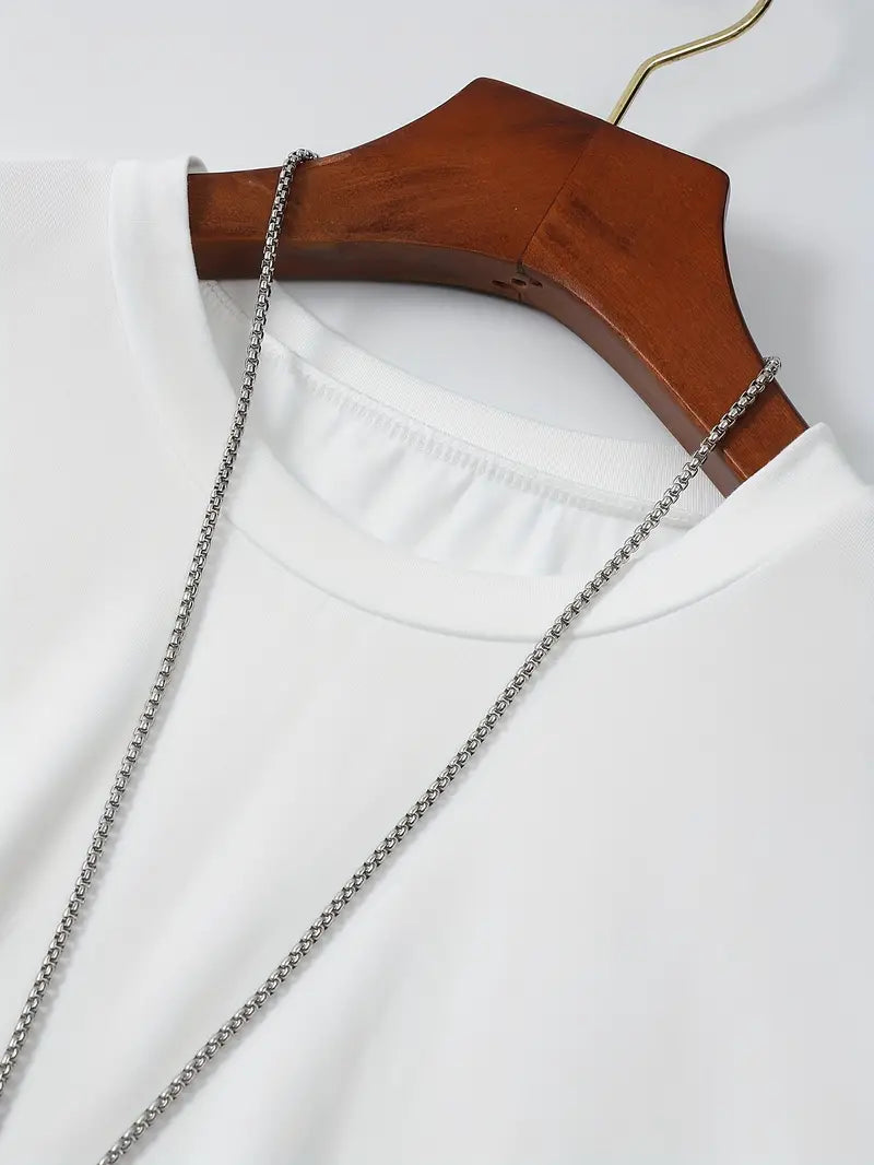 T-Shirt - Plain - Crew Neck - Basic T-Shirt - Men's Clothing-T-shirts-Chaps of London-Chaps of London