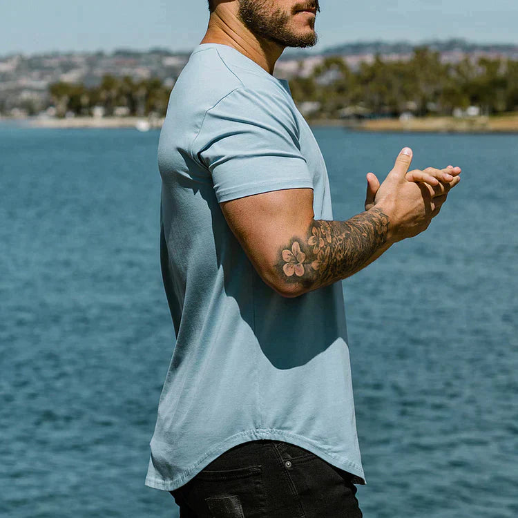 T-Shirt | Short Sleeve | Crew Neck | Slim Fit T-Shirts | Men's T-Shirts-Casual Shirts-Chaps of London-Chaps of London