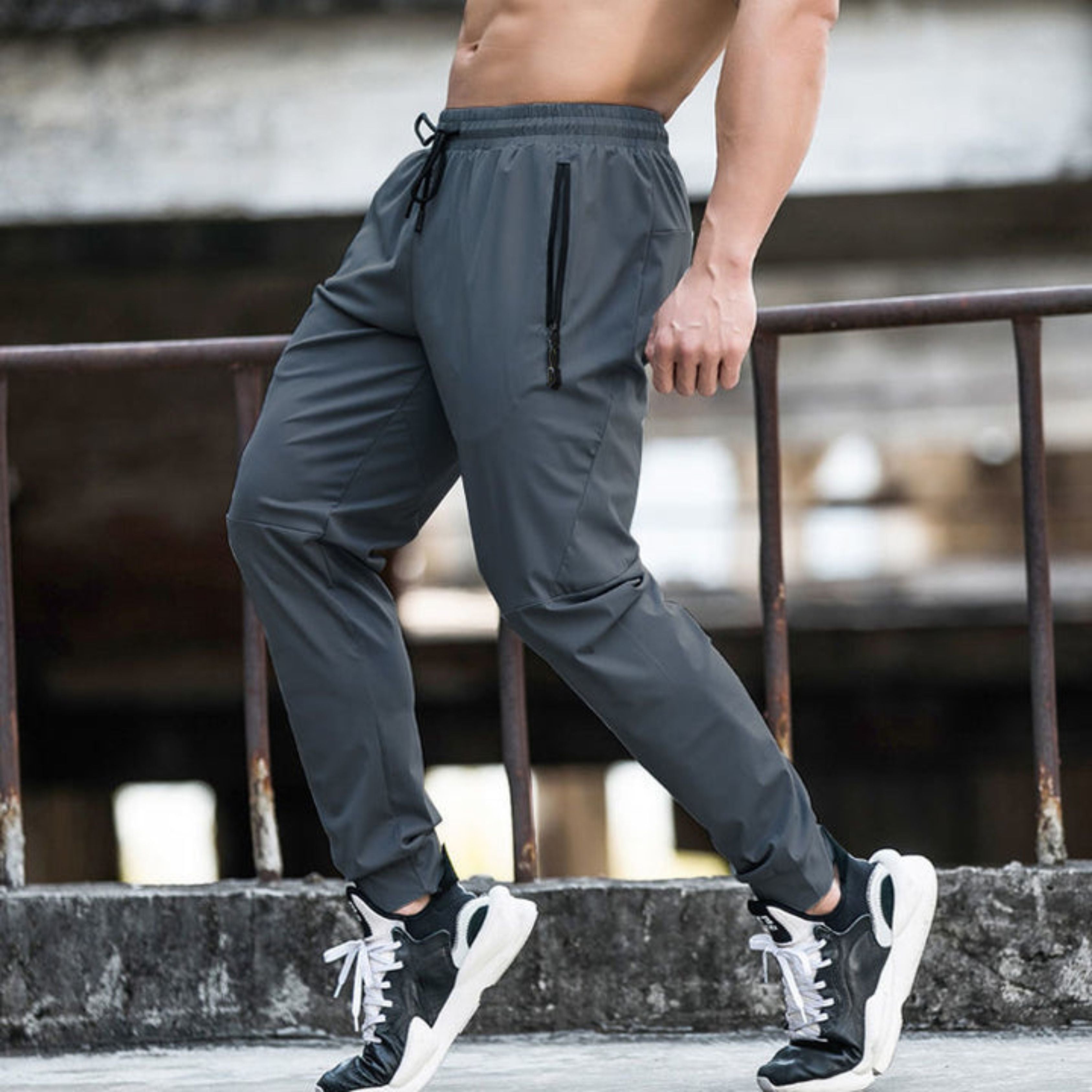 Track Pants - Drawstring - Lightweight - Joggers - Men's Activewear-Training Pants-Chaps of London-Chaps of London