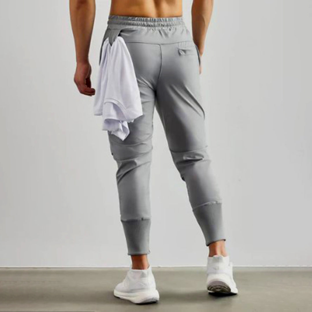 Track Pants | Elastic Waist | Lightweight | Activewear | Men's Joggers-Fashion Men Joggers All-year-Chaps of London-Chaps of London