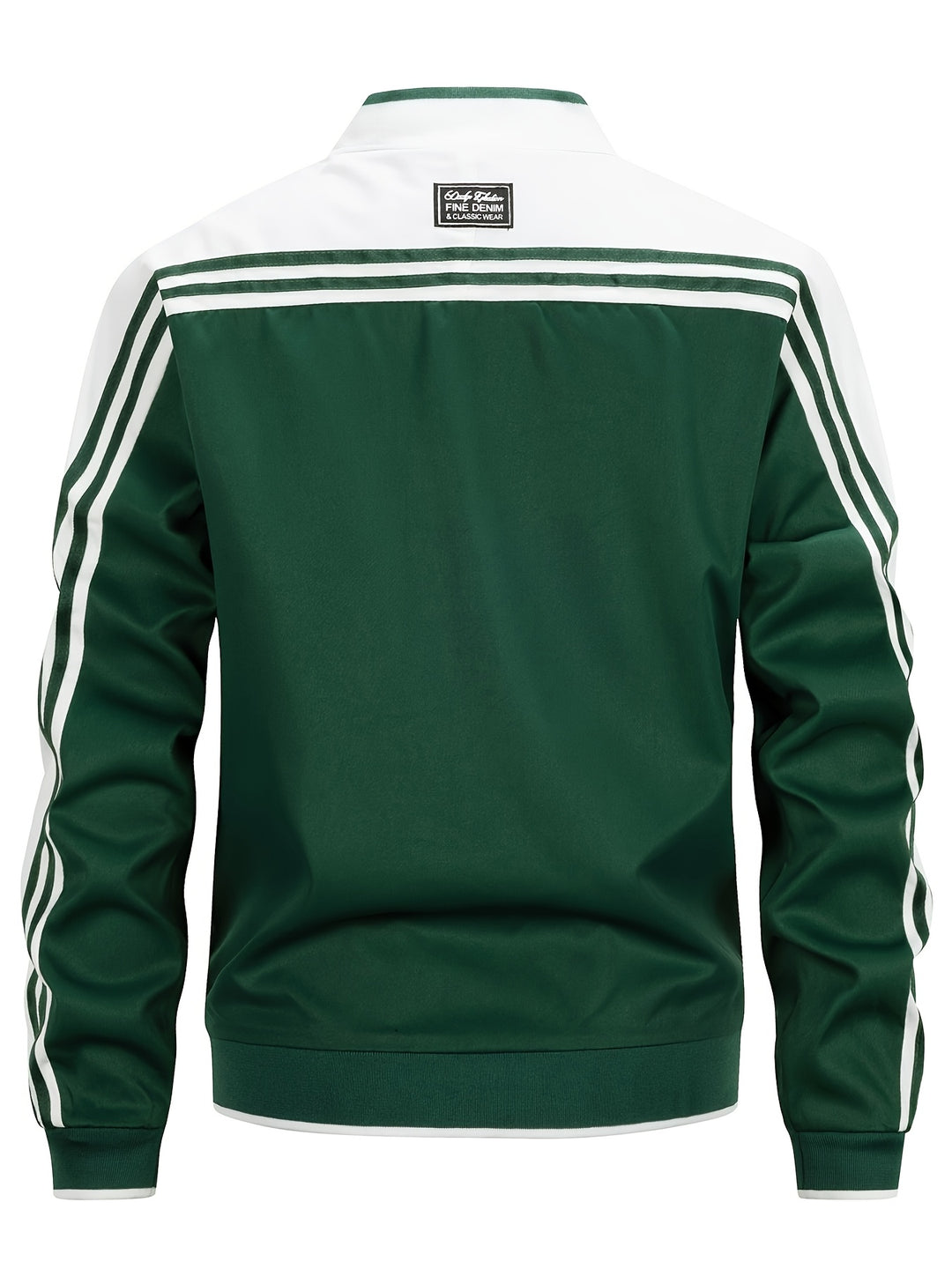 Tracksuit Jacket - Men's Zip-Up Striped Sport Jacket-Men’s Tracksuit Jacket-Chaps of London-Chaps of London