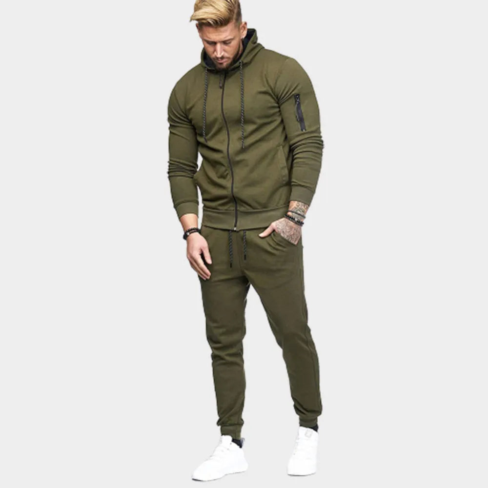 Tracksuit | Zip Up | Two-Piece | Jogging Set | Men's Co-Ord Set-Melvin Joggingspak-Chaps of London-Chaps of London