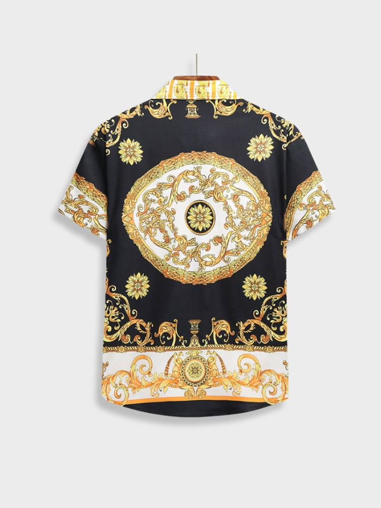 Two-Piece Set | Short Sleeve | Button-Up | Co-Ord Set | Men's Summer Clothes-Baroque Summer Set-Chaps of London-Chaps of London