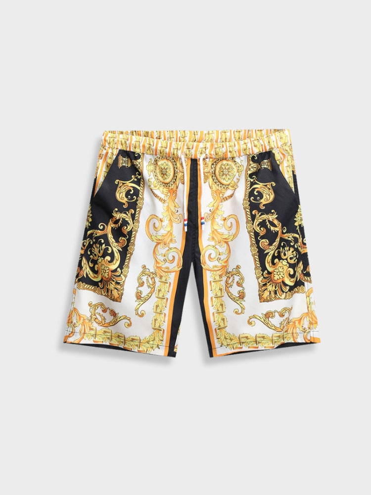 Two-Piece Set | Short Sleeve | Button-Up | Co-Ord Set | Men's Summer Clothes-Baroque Summer Set-Chaps of London-Chaps of London