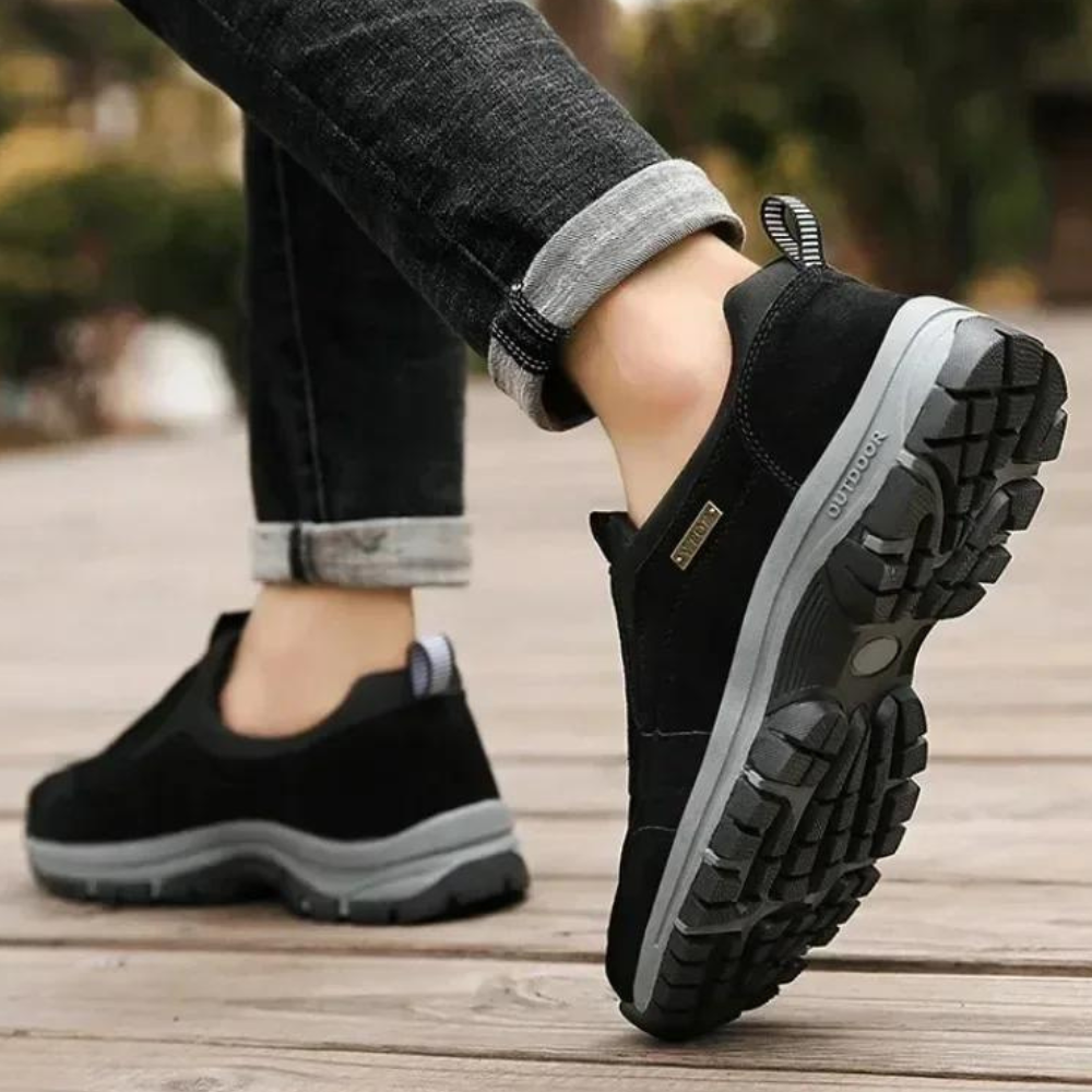 Walking Shoes - Slip-On - Non Slip - Hiking Shoes - Men's Shoes-Chaps of London-Chaps of London