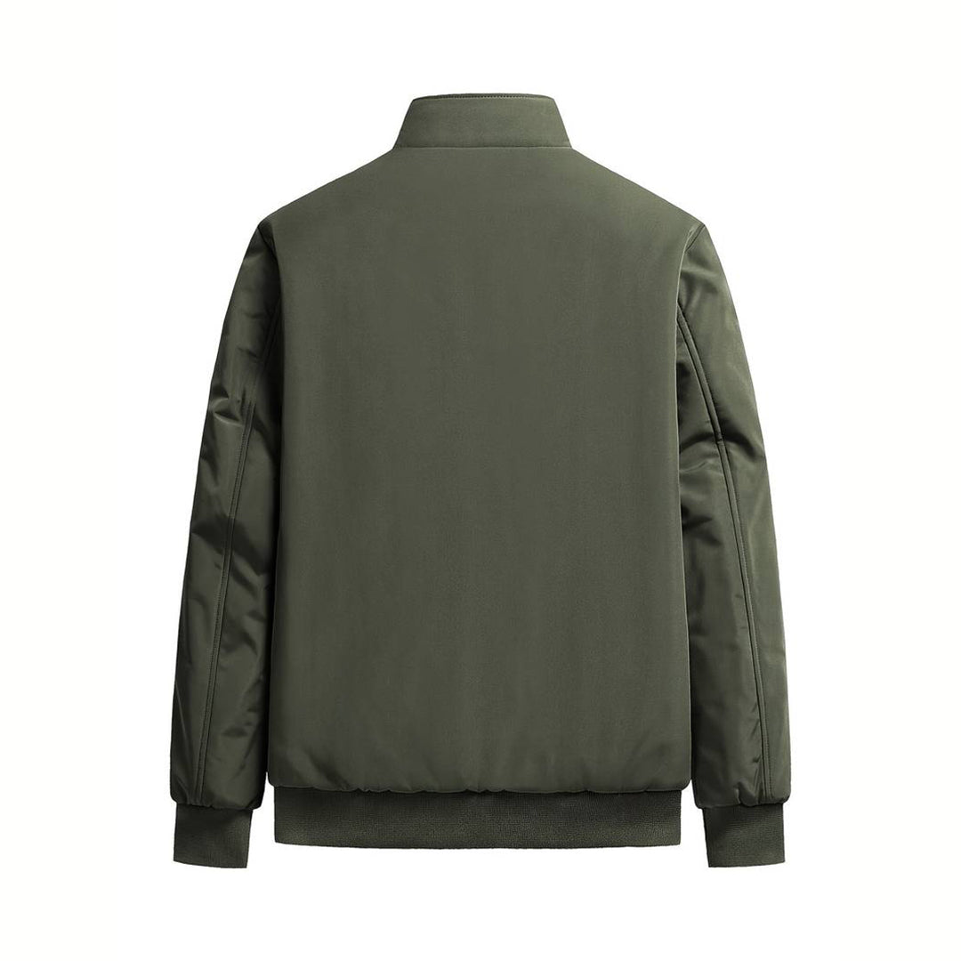 Winter Bomber Jacket - Fleece Lined - Zip-Up - Winter Jacket - Men's Bomber Jacket-Fashion Men Jacket Bomber Winter-Chaps of London-Chaps of London