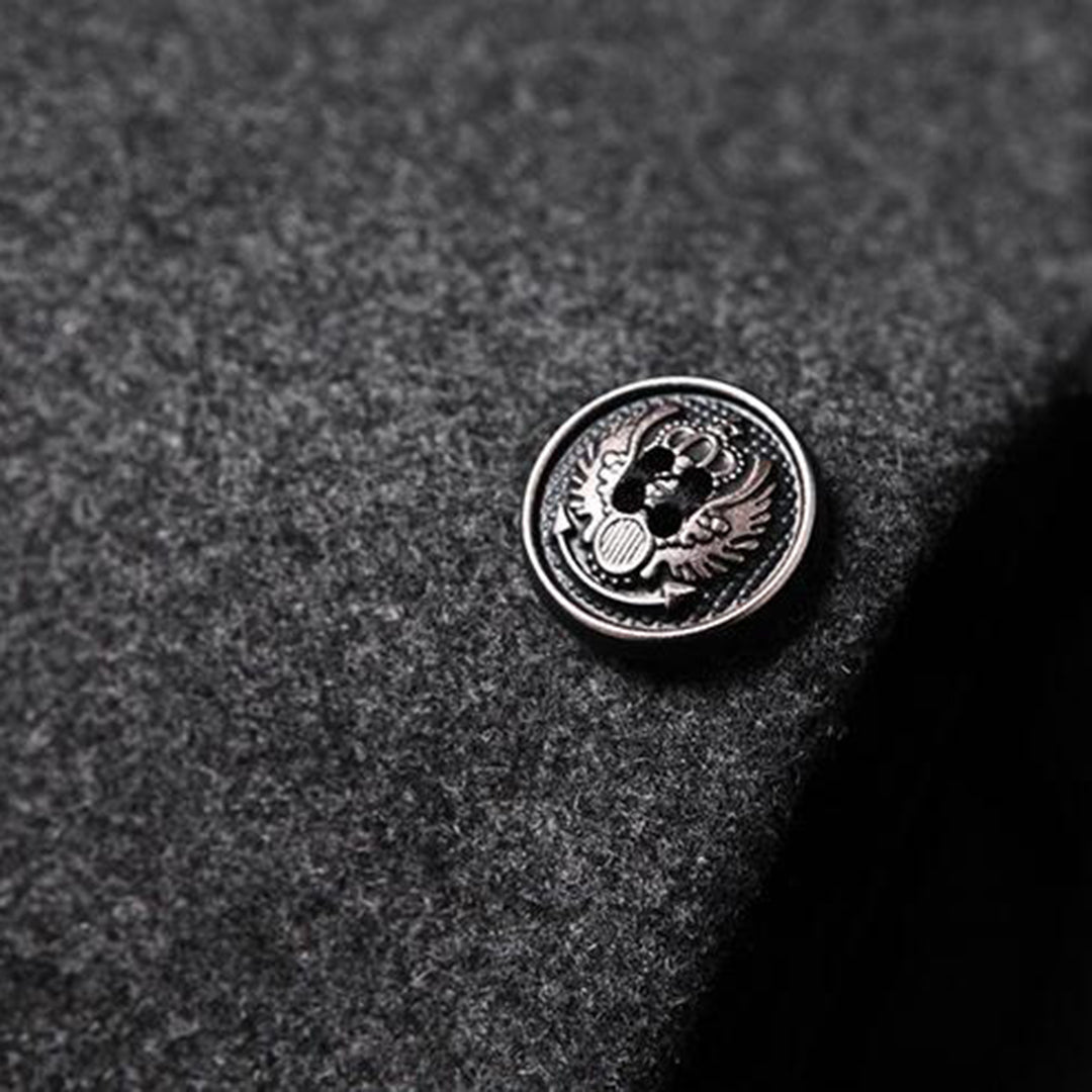 Wool Trench Coat - Single Breasted - Mid Length - Trench Coat - Men's Jackets -Fashion Men Others All-year-Chaps of London-Chaps of London