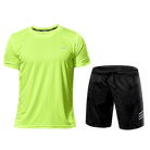 Activewear Set - Men's Two-Piece Sport Shorts and T-Shirt Workout Set-Men's Activewear Set-Chaps of London-Green-S-Chaps of London