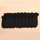Ankle Socks | Low Cut | Breathable | Set of Socks | Men's Socks-Chaps of London-Black-One size-Chaps of London
