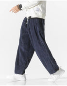 Baggy Pants - Drawstring - Loose Fit - Corduroy Pants - Men's Pants-Men Trousers-Chaps of London-Chaps of London