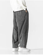 Baggy Pants - Drawstring - Loose Fit - Corduroy Pants - Men's Pants-Men Trousers-Chaps of London-Chaps of London