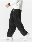 Baggy Pants - Drawstring - Loose Fit - Corduroy Pants - Men's Pants-Men Trousers-Chaps of London-Chaps of London