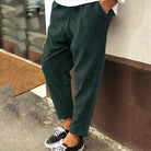 Baggy Pants - Men's Casual Loose Fit Corduroy Pants-Men Summer Pants-Chaps of London-Chaps of London