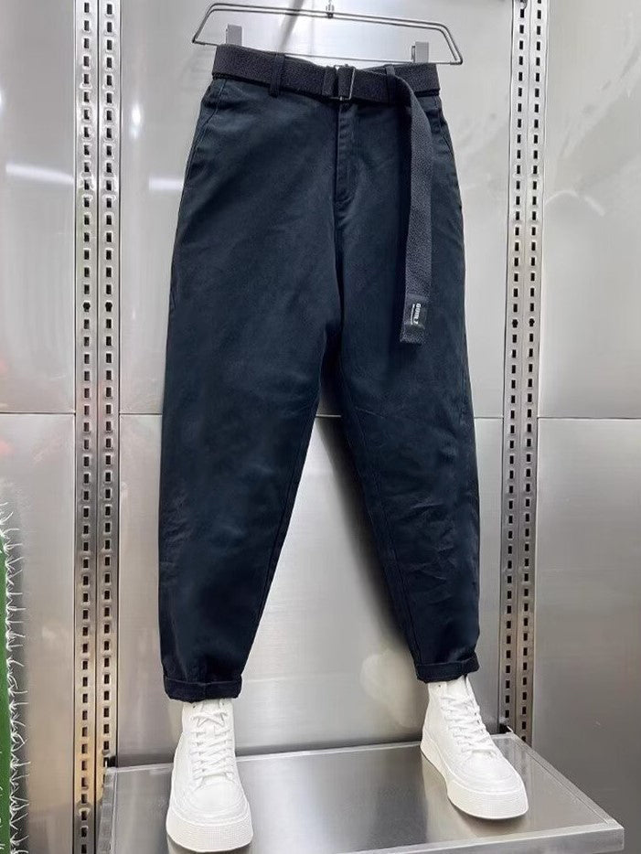 Baggy Pants | Slouchy | Belt | Loose Fit Pants | Men's Pants-Men’s Baggy Pants-Chaps of London-Chaps of London