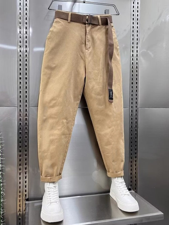Baggy Pants | Slouchy | Belt | Loose Fit Pants | Men's Pants-Men’s Baggy Pants-Chaps of London-Chaps of London