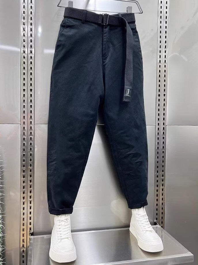 Baggy Pants | Slouchy | Belt | Loose Fit Pants | Men's Pants-Men’s Baggy Pants-Chaps of London-Chaps of London