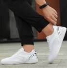 Barefoot Sneakers | Lace-Up | Non Slip | Orthopedic Shoes | Unisex Sneakers-Chaps of London-White-37-Chaps of London