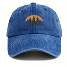 Baseball Cap - Adjustable - Washed - Baseball Hats - Men's Cap-Baseball Cap-Chaps of London-Blue-Adjustable-Chaps of London