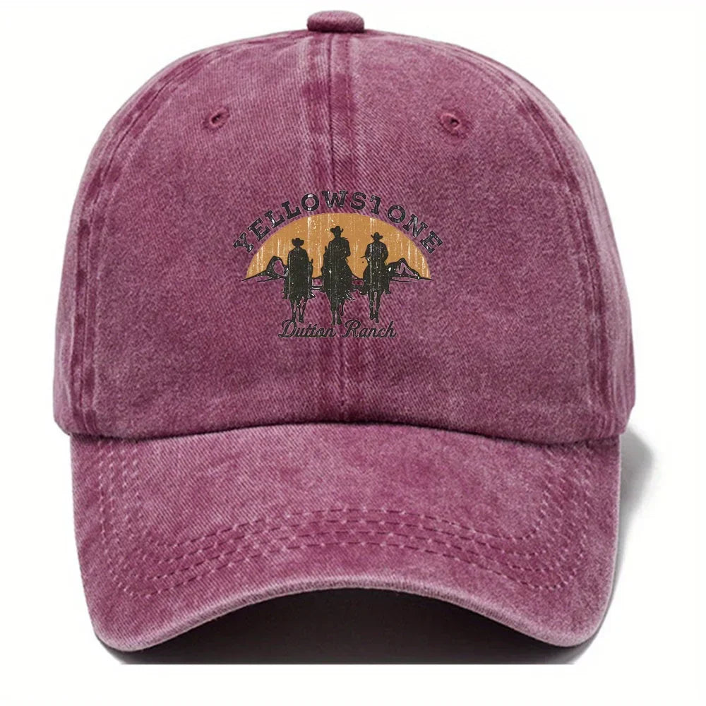 Baseball Cap - Adjustable - Washed - Baseball Hats - Men's Cap-Baseball Cap-Chaps of London-Bordeaux-Adjustable-Chaps of London
