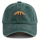 Baseball Cap - Adjustable - Washed - Baseball Hats - Men's Cap-Baseball Cap-Chaps of London-Green-Adjustable-Chaps of London