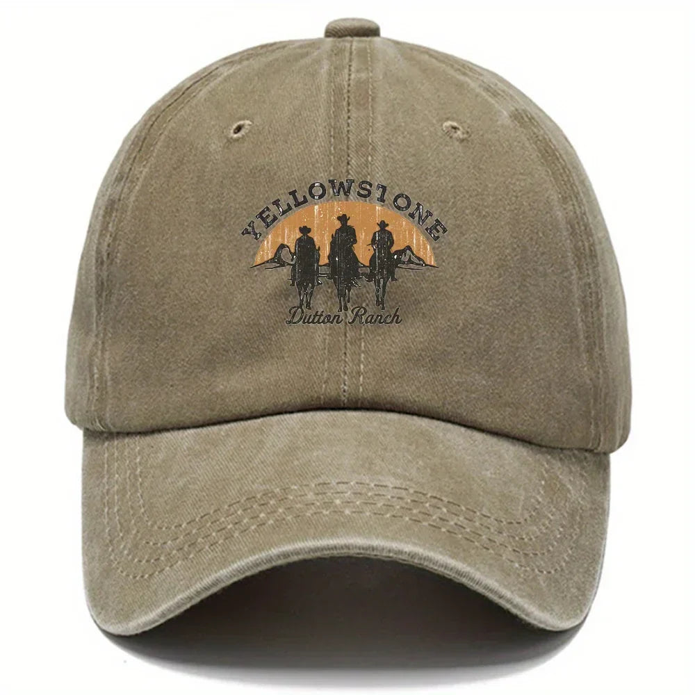 Baseball Cap - Adjustable - Washed - Baseball Hats - Men's Cap-Baseball Cap-Chaps of London-Khaki-Adjustable-Chaps of London