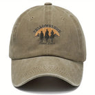 Baseball Cap - Adjustable - Washed - Baseball Hats - Men's Cap-Baseball Cap-Chaps of London-Khaki-Adjustable-Chaps of London