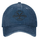 Baseball Cap | Unisex | Washed | Baseball Hats for Men | Men's Cap-Baseball Cap-Chaps of London-Navy Blue-One Size-Chaps of London